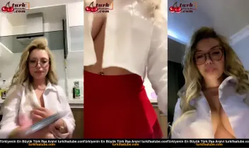 Açelya, yeni kırmızı etekle ifşa.